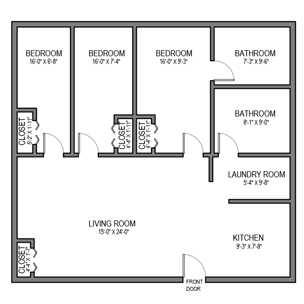 3 BR, 2 Bath