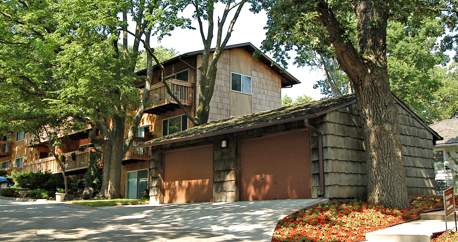 exterior building attached garage