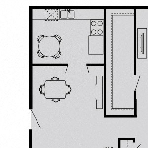 2 Bed, 2 Bath (E)