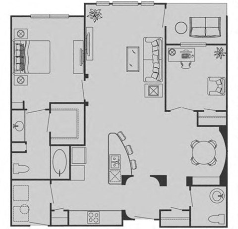 1001 Lake Carolyn Parkway Studio-2 Beds Apartment for Rent - Photo Gallery 36