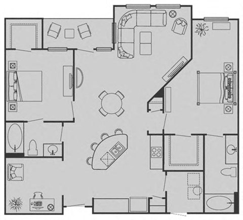 1001 Lake Carolyn Parkway Studio-2 Beds Apartment for Rent - Photo Gallery 39