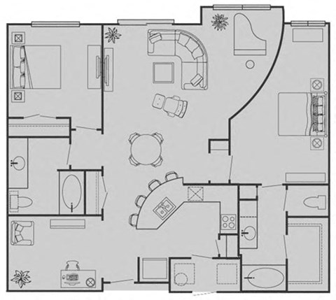 1001 Lake Carolyn Parkway Studio-2 Beds Apartment for Rent - Photo Gallery 40