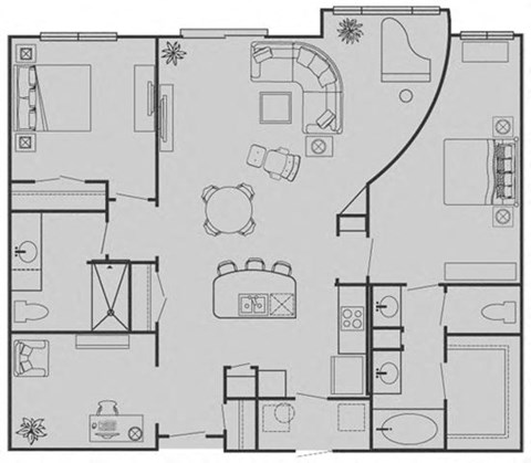 1001 Lake Carolyn Parkway Studio-2 Beds Apartment for Rent - Photo Gallery 41