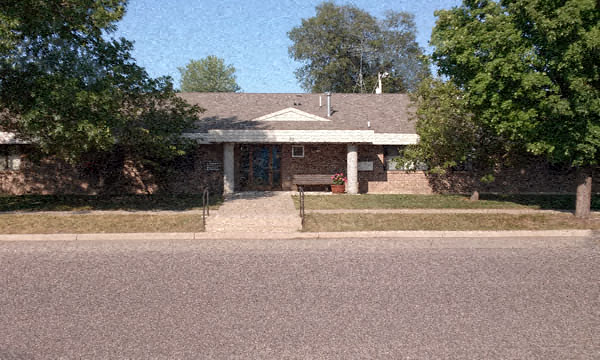 Front entrance to building