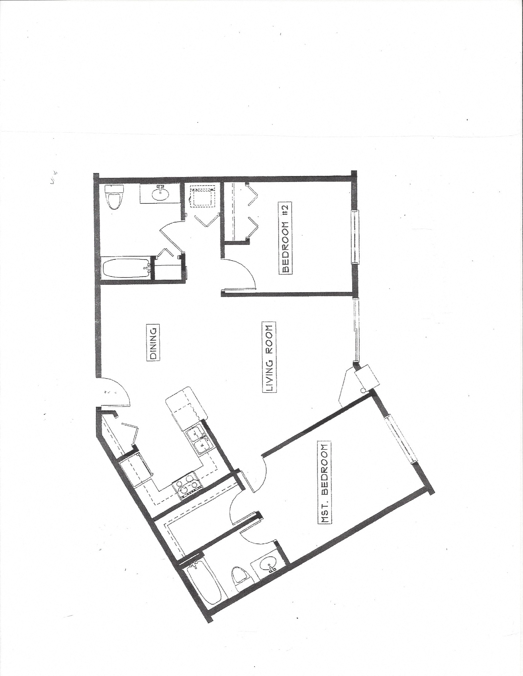 2 Bedroom 2 Bathroom