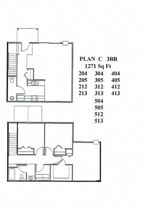 3 Bedroom 1.5 Bath Market