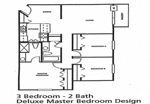 Three Bedroom 1.75 Bathroom