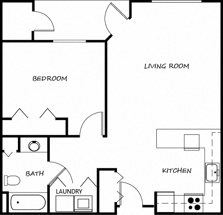 1 Bedroom 1 Bathroom