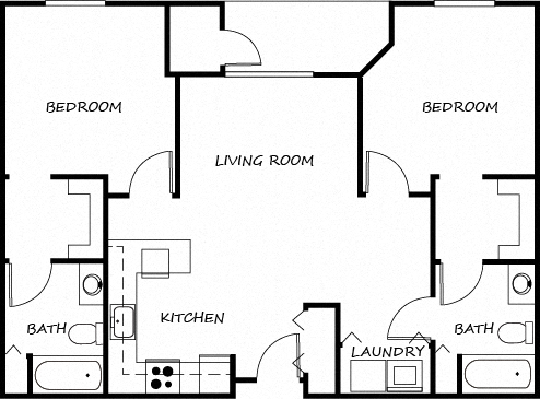 2 Bedroom 2 Bathroom
