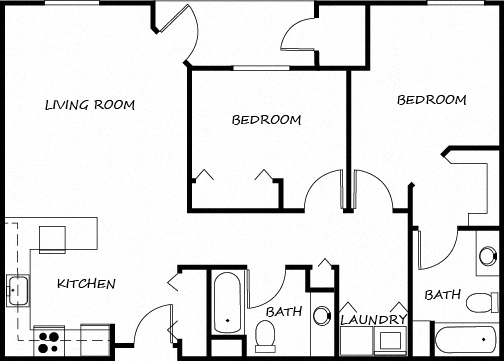2 Bedroom 2 Bath