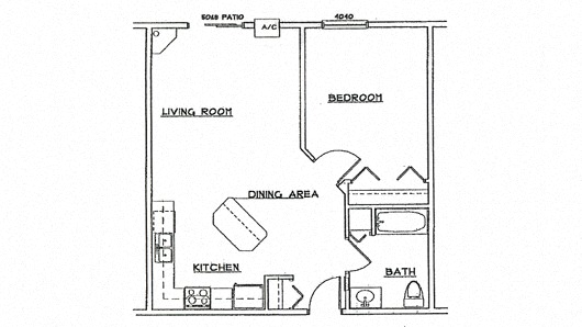 One Bedroom One Bath