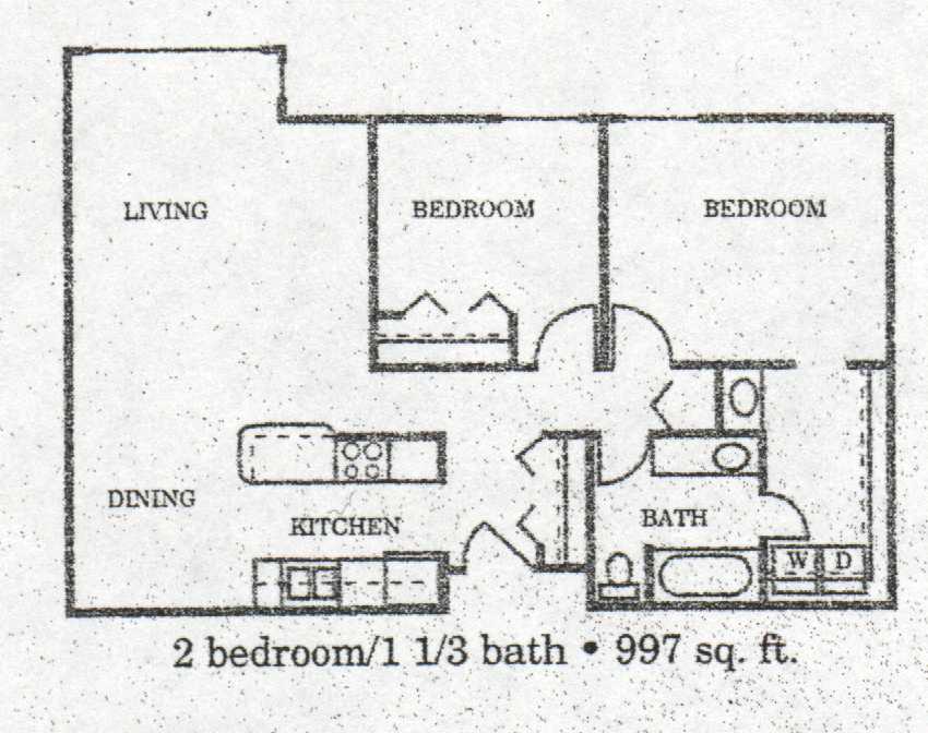 2 Bedroom 1 Bathroom