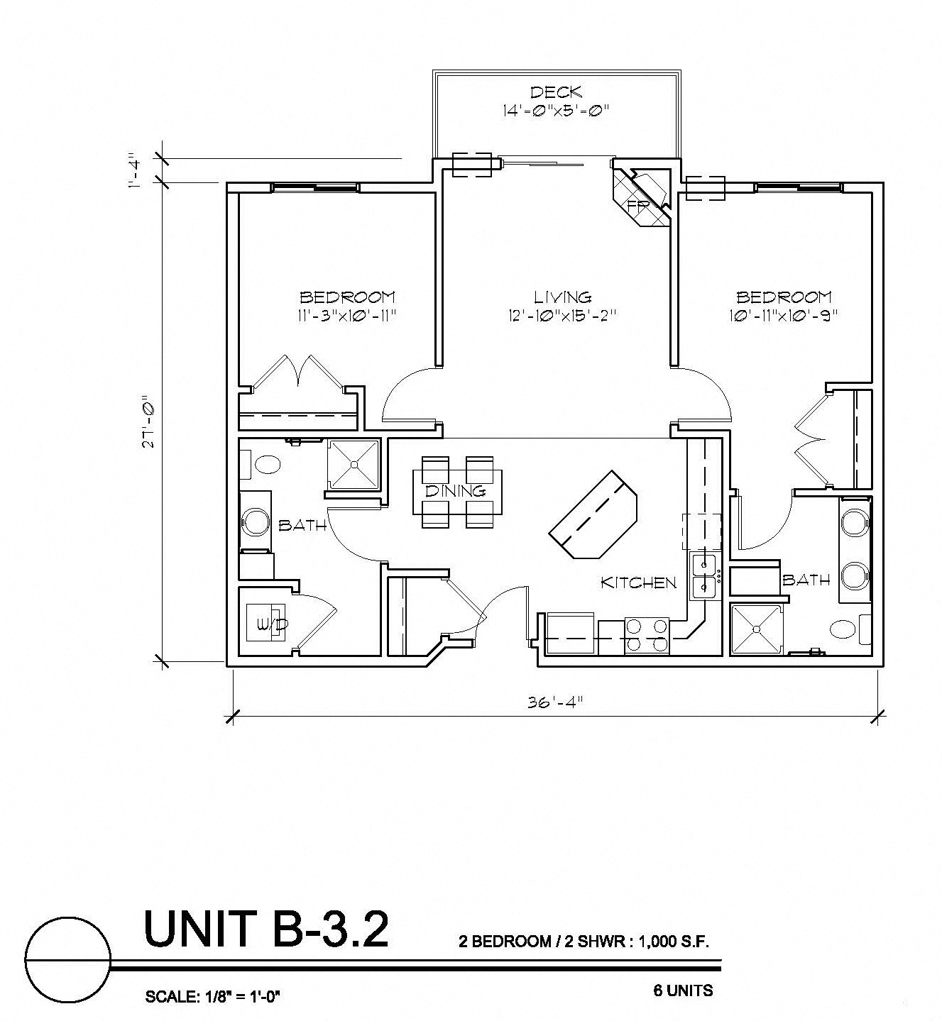 2 Bedroom 2 Bathroom