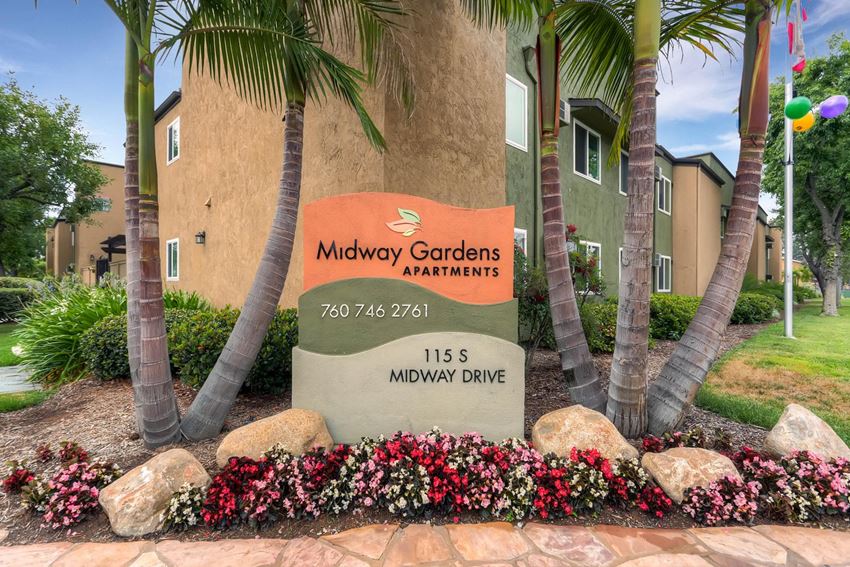 Midway Gardens Monument sign