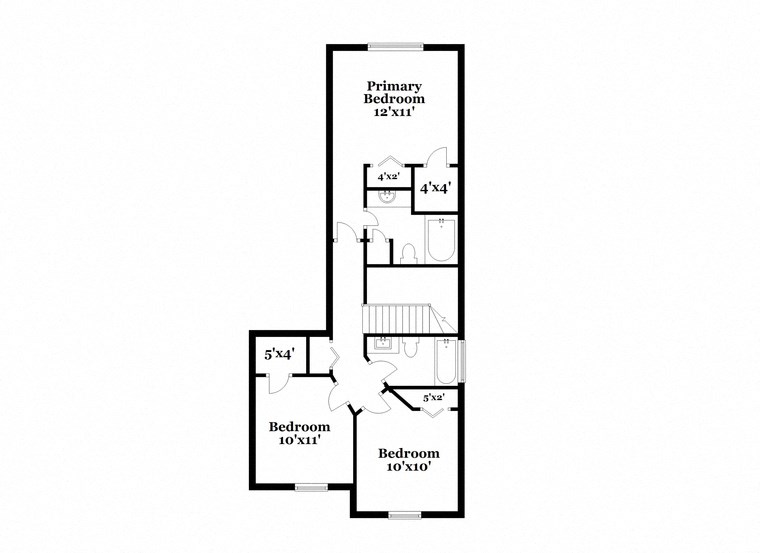 a floor plan of a house with an open floor plan