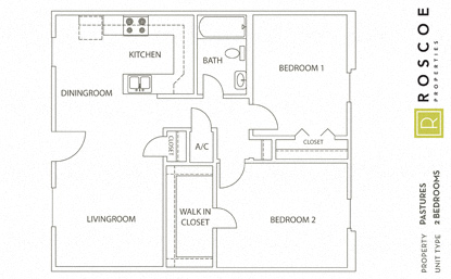 2 Bedroom 1 Bathroom