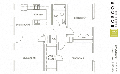 2 Bedroom 2 Bathroom TH
