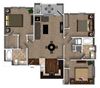 C1 Floor Plan C1 Floor Plan at Miro Apartments, California