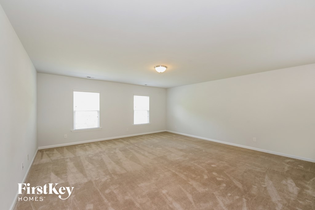 the living room is clean and ready to use