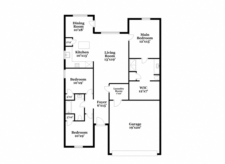 1109 NW 6th St 3 Beds House for Rent - Photo gallery 3