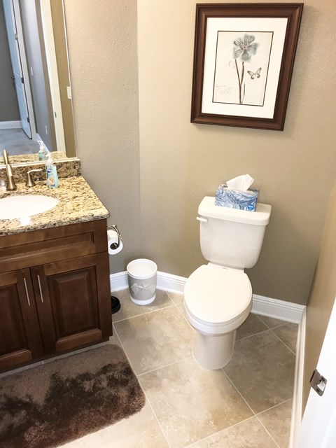 a small bathroom with a toilet and a sink