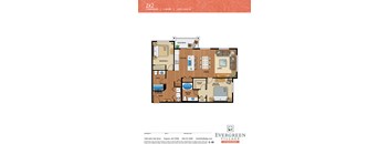 2bed 2bath 1036-1045 Sqft
