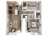Horseshoe 1x1 738 Sqft Horseshoe 1x1 738 Sqft