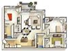 Monument 3x2 1291 Sqft Monument 3x2 1291 Sqft