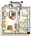 Redwood 1x1 829 Sqft Redwood 1x1 829 Sqft