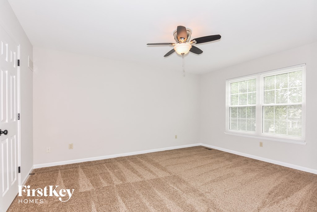 the living room is clean and ready to use