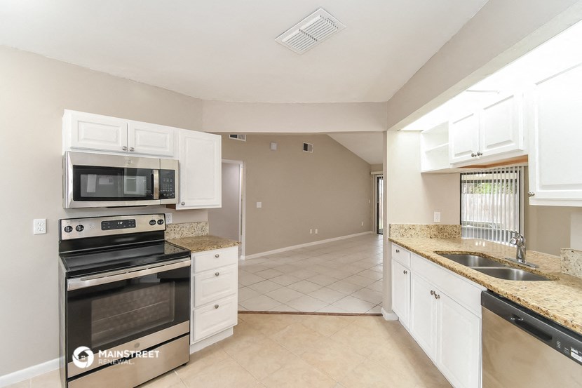 the kitchen is clean and ready for us to use