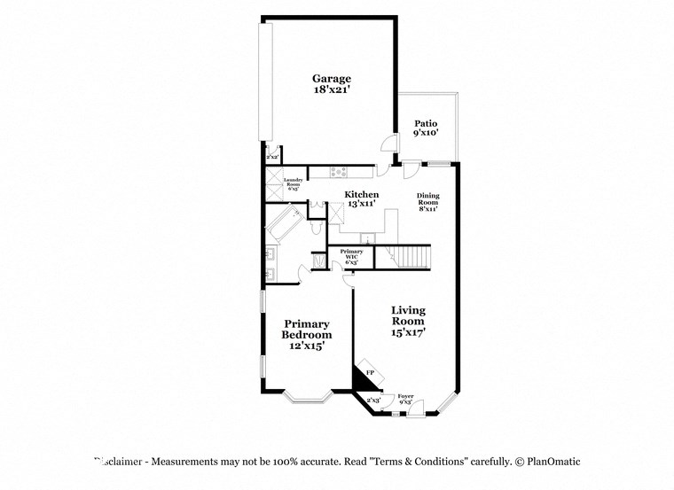 this is the floor plan of a bedroom apartment