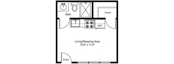 Taymil Holly House Studio Floor Plan