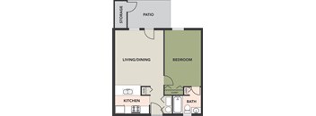 1-Bedroom, 1-Bath