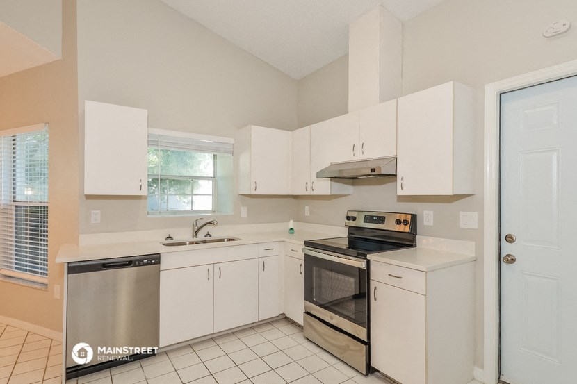 the kitchen is clean and ready for us to use