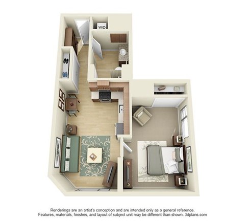 1111 Wilshire Boulevard Studio-3 Beds Apartment for Rent - Photo Gallery 23