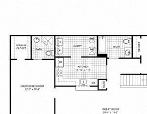 2 Bed 2 Bath