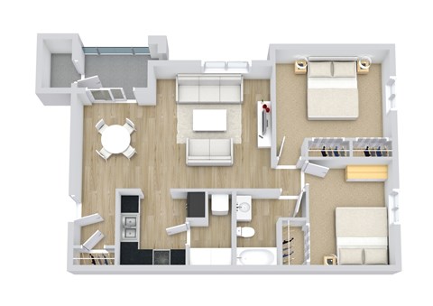 4000 North Center Street 1-3 Beds Apartment for Rent - Photo Gallery 5