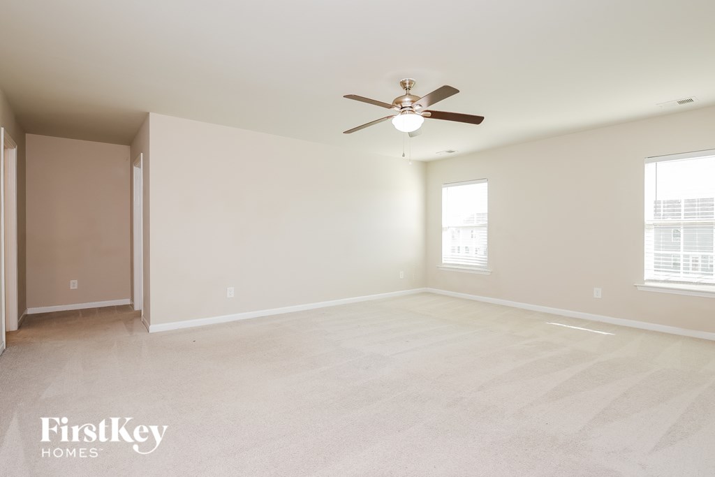 the living room is clean and ready for us to use