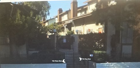 a view of the house from the street
