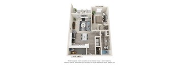 1 Bedroom, 1 Bathroom