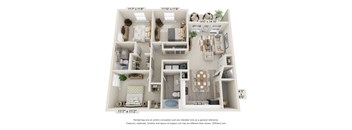 3 Bedrooms, 2 Bathrooms