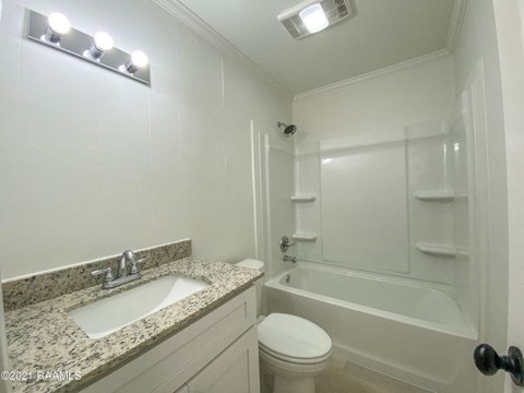 a bathroom with a sink toilet and a shower