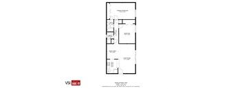 2 bedroom, 1-1/2 bath