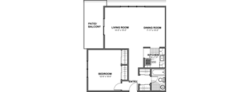 Buckingham - 1 bed/1 bath