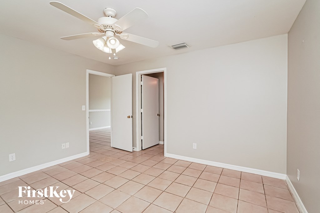 the living room is clean and ready for the family to move in