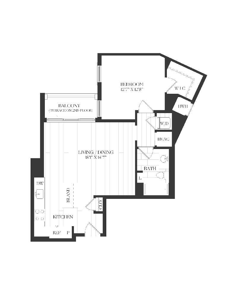 1 Bed/1 Bath-1B-5