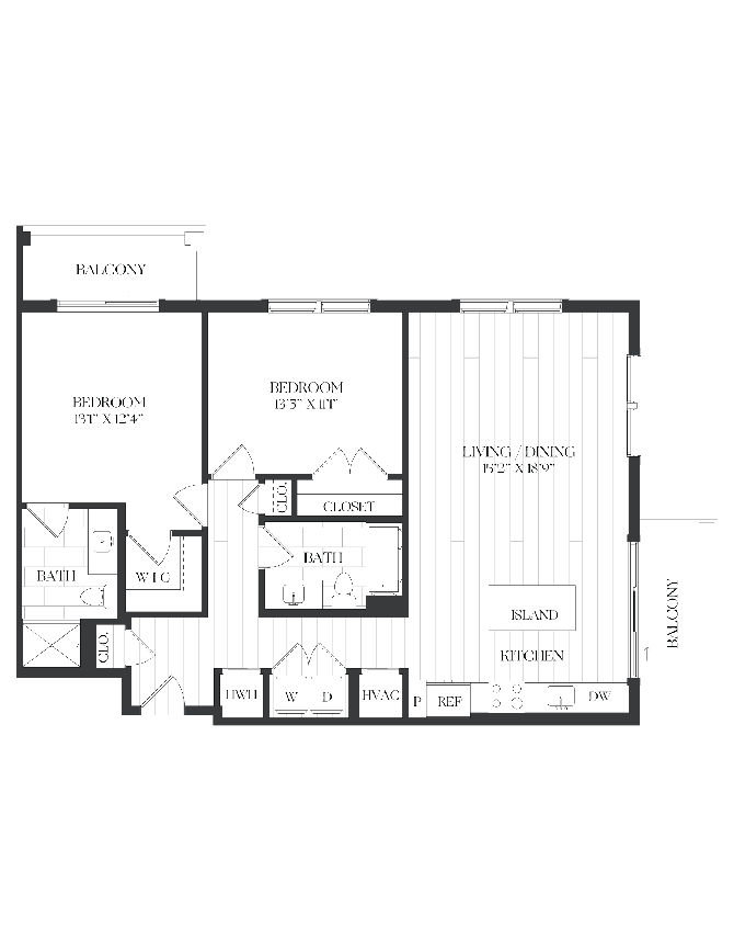 2 Bed/2 Bath-2B-9