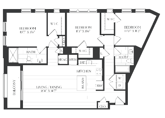 3 Bed/2 Bath-3B-1