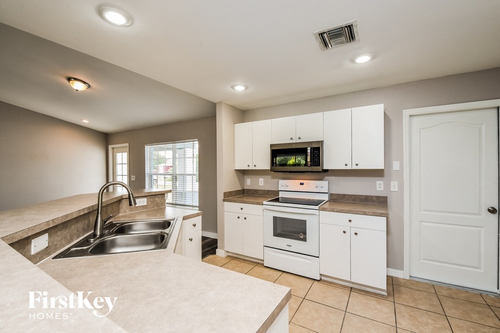 the kitchen is clean and ready for us to use